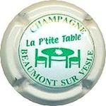 Capsule CHAMPAGNE La P'tite Table BEAUMONT SUR VESLE Inconnue261 1422