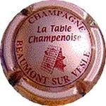 Capsule CHAMPAGNE La Table Champenoise BEAUMONT SUR VESLE La Table Champenoise 1423